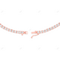 VVS Moissanite 925 Sterling Silver Tennis Chain CustomDiamJewel