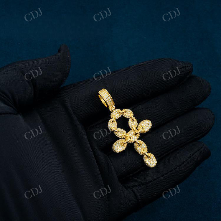 Ankh Hip Hop Customize Diamond Pendant  customdiamjewel   