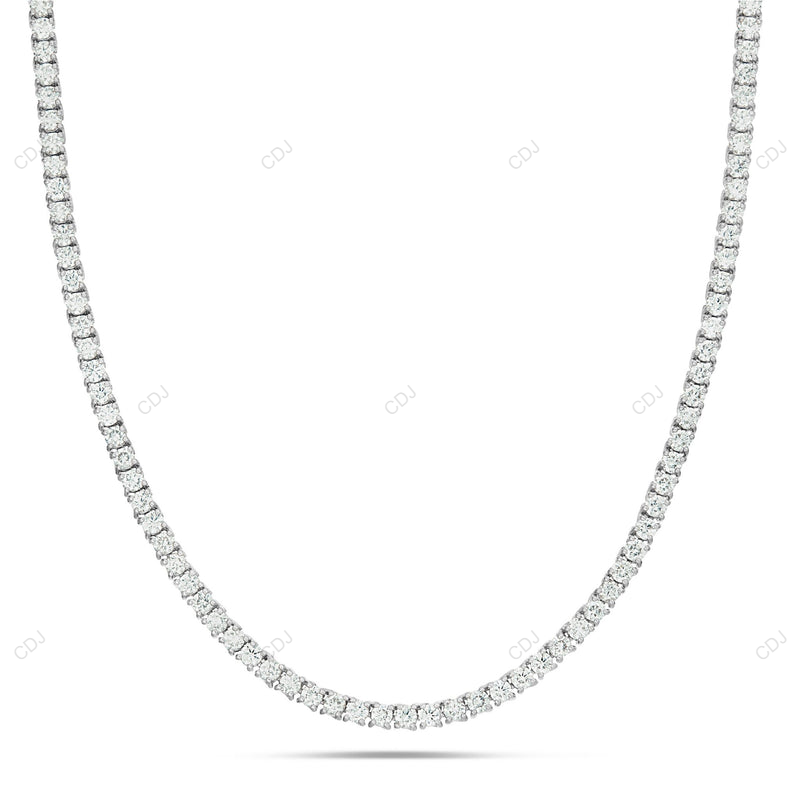 VVS Moissanite 925 Sterling Silver Tennis Chain CustomDiamJewel