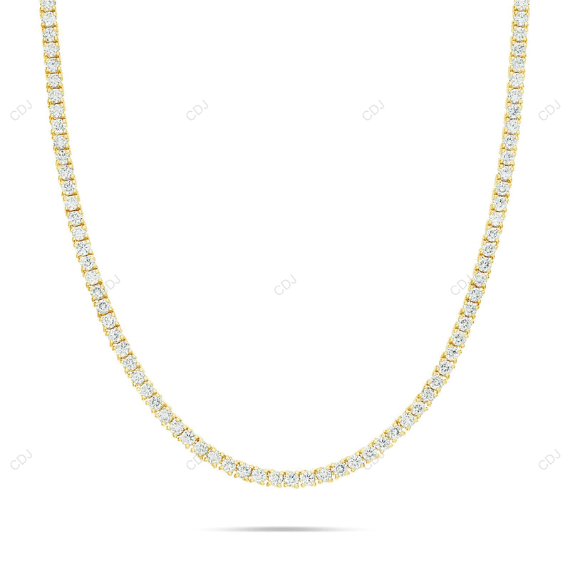 VVS Moissanite 925 Sterling Silver Tennis Chain CustomDiamJewel
