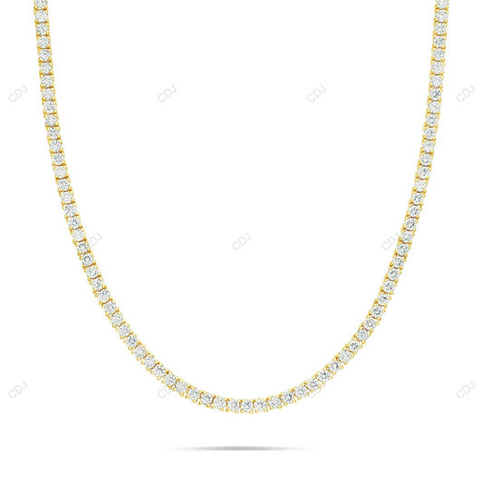 VVS Moissanite 925 Sterling Silver Tennis Chain CustomDiamJewel