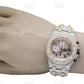 Fully Iced Out AP Chrono Two Tone watch customdiamjewel