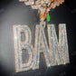 Hip Hop "BAM" Custom Name Diamond Pendant hip hop jewelry CustomDiamJewel   