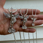 St Michael Slaying Dragon Archangel Pendant  customdiamjewel   