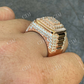 Square Hip Hop Diamond Men's Ring customdiamjewel