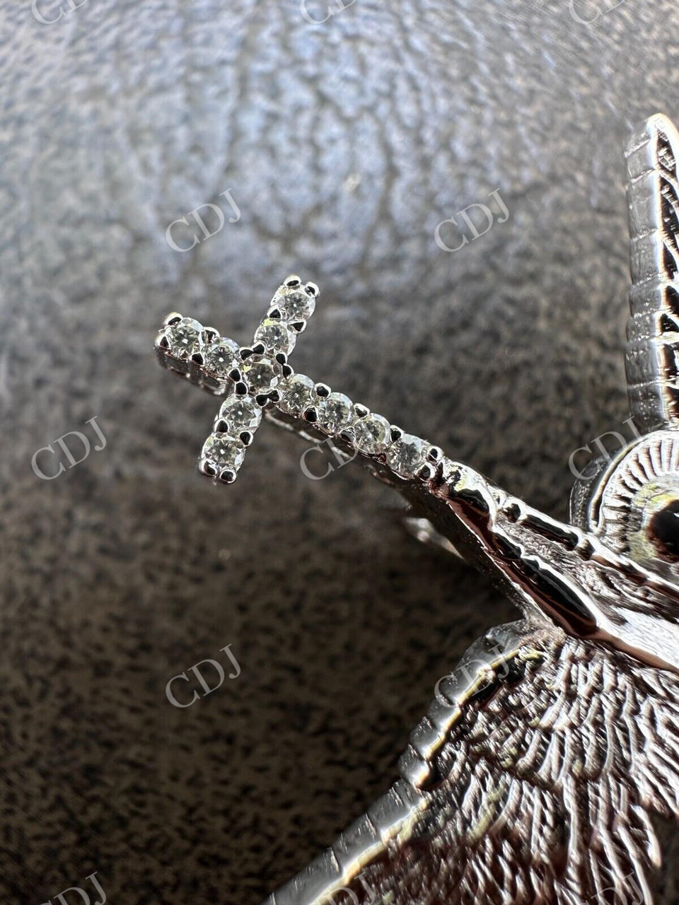 St Michael Slaying Dragon Archangel Pendant  customdiamjewel   