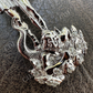 St Michael Slaying Dragon Archangel Pendant  customdiamjewel   
