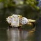 Lab-Grown Diamond Pear Side Stone Ring customdiamjewel