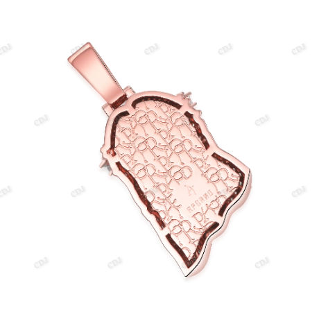 Hip Hop Gold Plated Stellar Jesus Pendant hip hop jewelry CustomDiamJewel