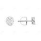 1/2 CT Gold Flower Set Diamond Stud Earrings Stud earrings CustomDiamJewel