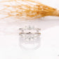 0.6CTW Natural Diamond White Gold Wedding Band Wedding Band customdiamjewel   