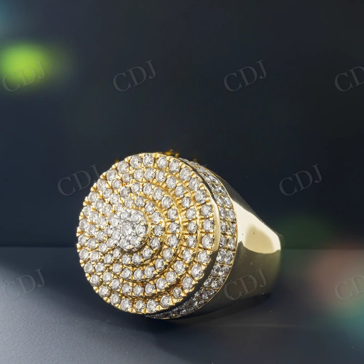 4.56 CTW Hip Hop Moissanite Unisex Ring Hip Hop Ring customdiamjewel