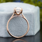 Cushion Lab-Grown Diamond Solitaire Ring customdiamjewel