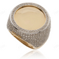 10k Yellow Gold Hip Hop Real Diamond Ring hip hop jewelry CustomDiamJewel