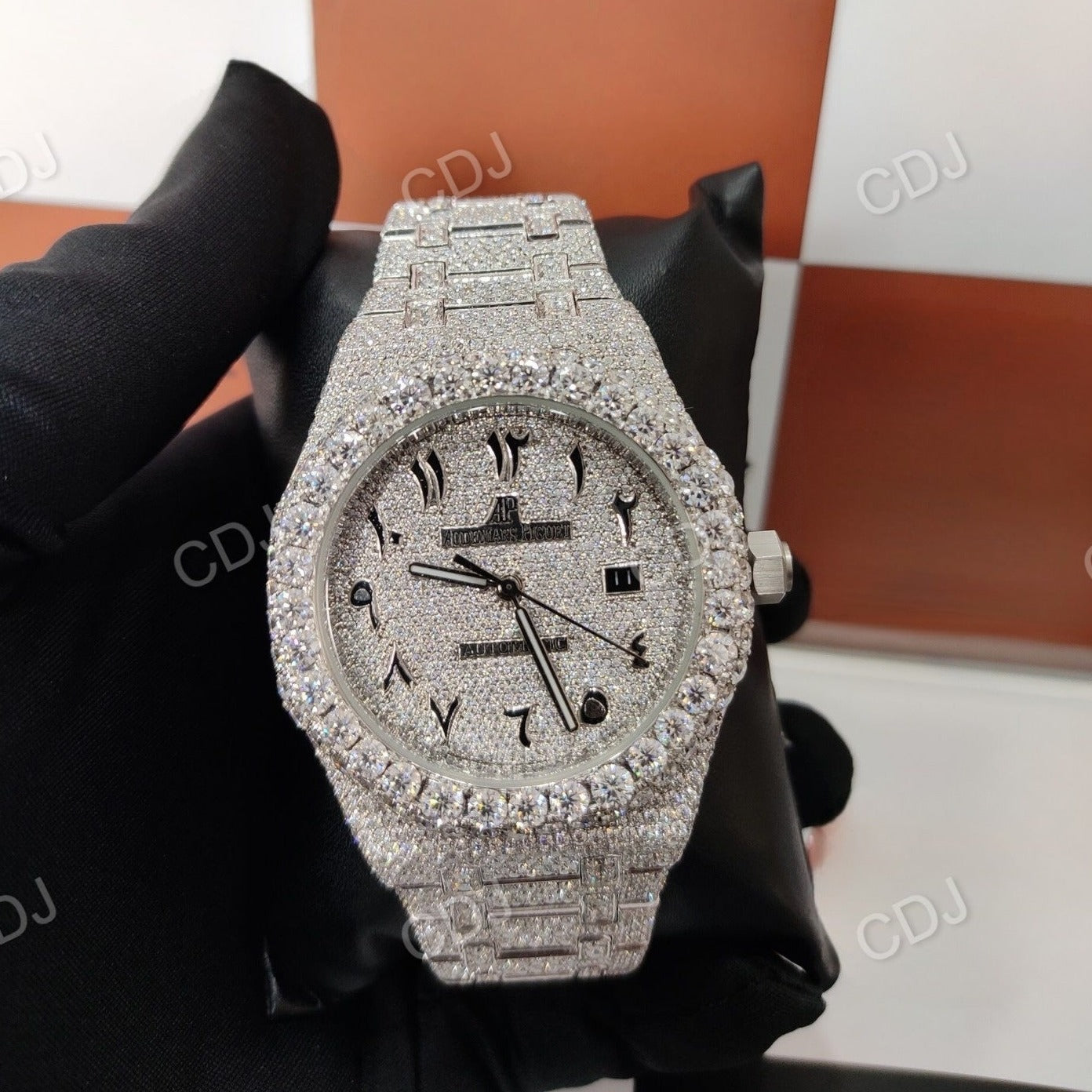 High Quality Fashion Iced Out AP Watch customdiamjewel