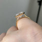 Bezel Set Lab Grown Diamond Solitaire Ring customdiamjewel