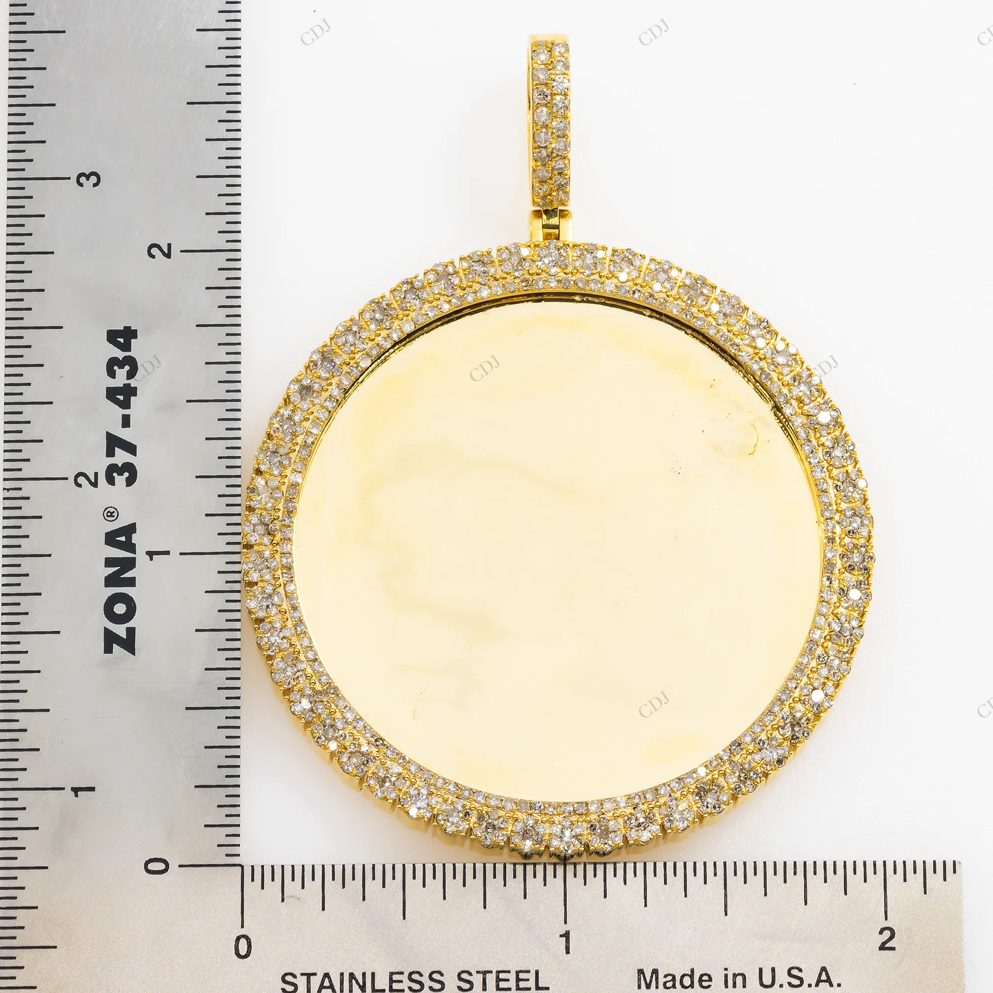 925 Silver Moissanite Pendant hip hop jewelry CustomDiamJewel