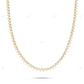 925 Silver Moissanite Tennis Chain For Mens And Womens CustomDiamJewel