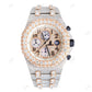 Stylish AP Chrono Moissanite Hip Hop Watch customdiamjewel
