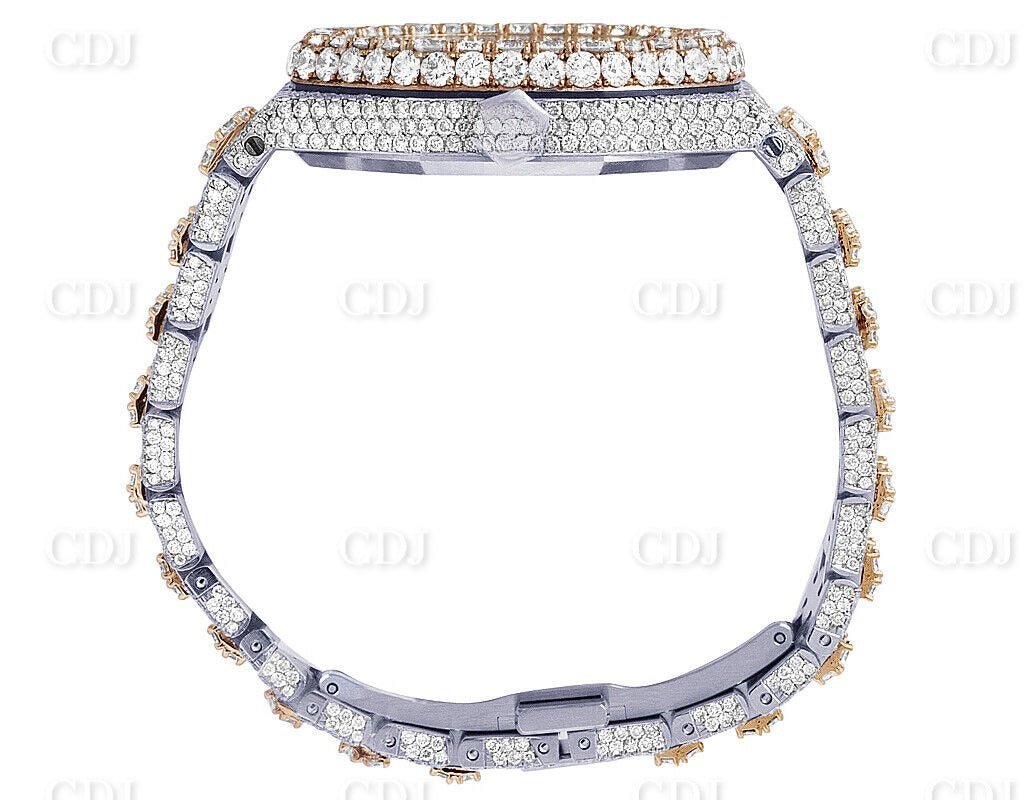 Customized VVS Moissanite AP Hip Hop Diamond Watch customdiamjewel