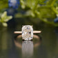 Cushion Lab-Grown Diamond Solitaire Ring customdiamjewel