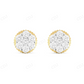 1/2 CT Gold Flower Set Diamond Stud Earrings Stud earrings CustomDiamJewel