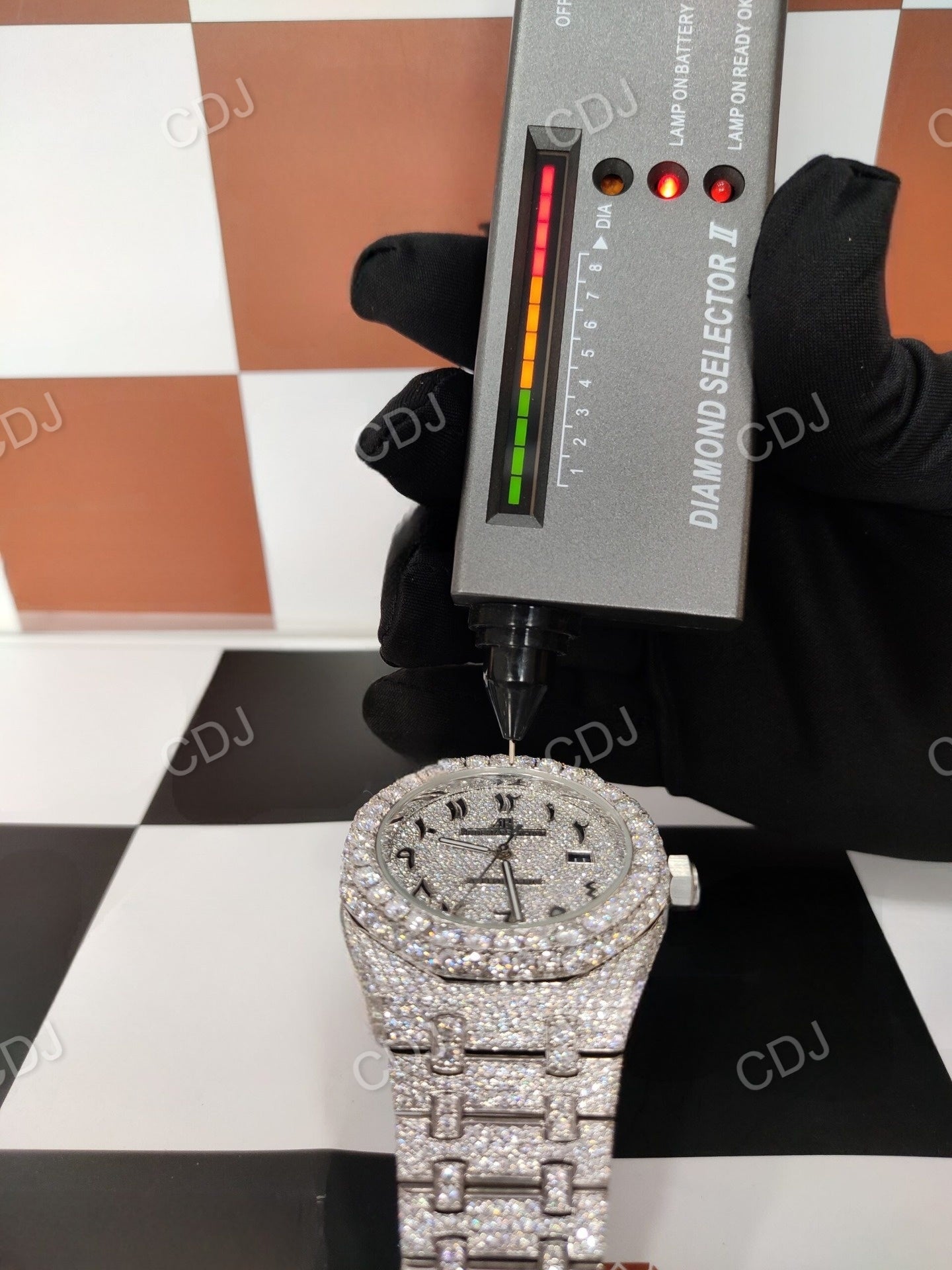High Quality Fashion Iced Out AP Watch customdiamjewel