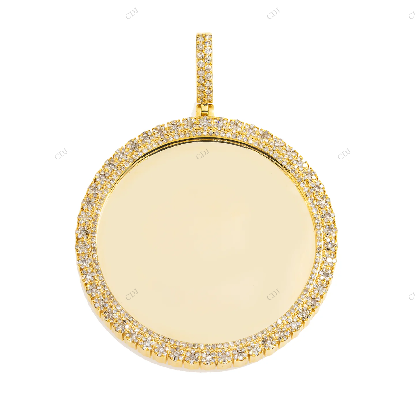 925 Silver Moissanite Pendant hip hop jewelry CustomDiamJewel