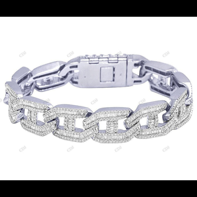S925 Silver Unique Mariner Link Bracelet for Men