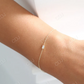 0.06CTW Moissanite Minimalist Baguette Cut Bracelet  customdiamjewel   