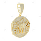 Hip Hop Iced Out Moissanite Diamond Gold Plated Pendant hip hop jewelry CustomDiamJewel