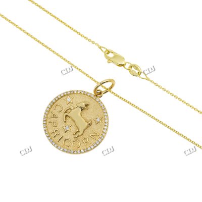 Round Customization Unisex Daily Wear Pendant hip hop jewelry CustomDiamJewel