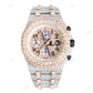 Stylish AP Chrono Moissanite Hip Hop Watch customdiamjewel