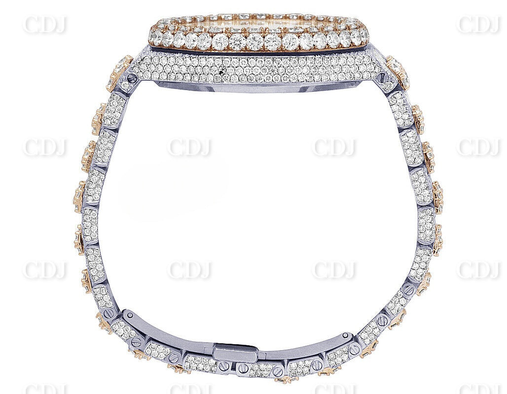Customized VVS Moissanite AP Hip Hop Diamond Watch customdiamjewel