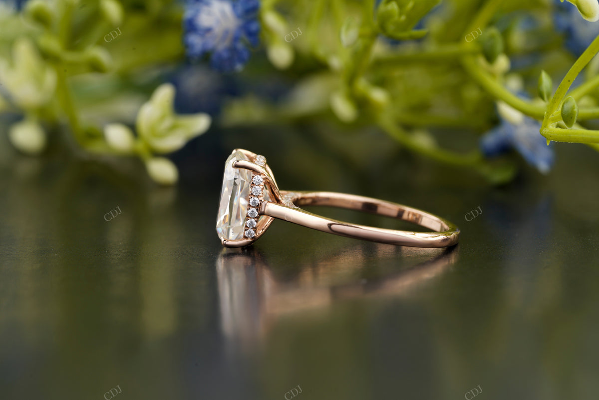 Cushion Lab-Grown Diamond Solitaire Ring customdiamjewel