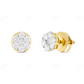1/2 CT Gold Flower Set Diamond Stud Earrings Stud earrings CustomDiamJewel