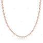 925 Silver Moissanite Tennis Chain For Mens And Womens CustomDiamJewel