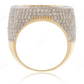 10k Yellow Gold Hip Hop Real Diamond Ring hip hop jewelry CustomDiamJewel