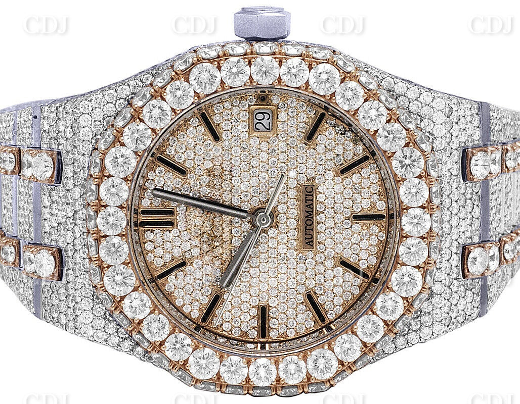 Customized VVS Moissanite AP Hip Hop Diamond Watch customdiamjewel