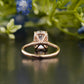 Cushion Lab-Grown Diamond Solitaire Ring customdiamjewel