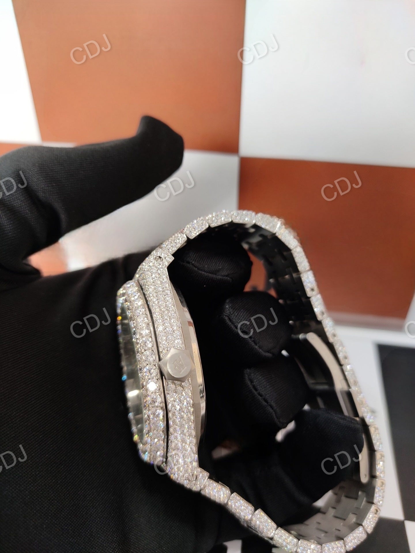 High Quality Fashion Iced Out AP Watch customdiamjewel