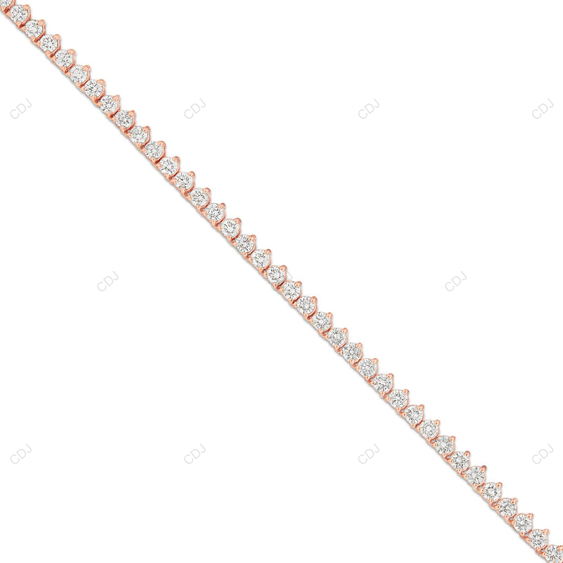 925 Silver Moissanite Tennis Chain For Mens And Womens CustomDiamJewel