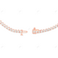 925 Silver Moissanite Tennis Chain For Mens And Womens CustomDiamJewel