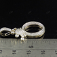 1.35" 14K Gold Diamond Crown Initial 'O' Letter Pendant CustomDiamJewel