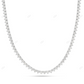 925 Silver Moissanite Tennis Chain For Mens And Womens CustomDiamJewel