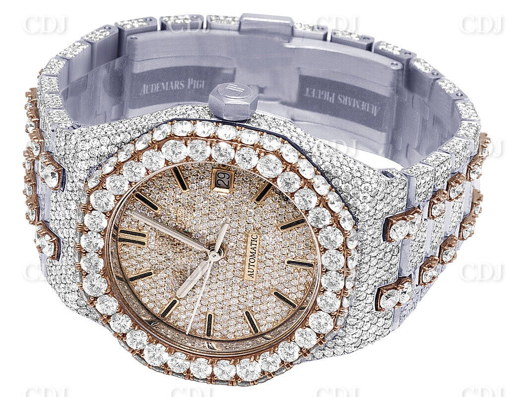 Customized VVS Moissanite AP Hip Hop Diamond Watch customdiamjewel