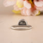 Half Moon Moissanite Diamond Ring customdiamjewel
