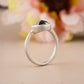 Half Moon Moissanite Diamond Ring customdiamjewel