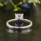 Cushion Lab-Grown Diamond Pavé Ring customdiamjewel