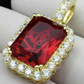 1ct Ruby Gemstone Pendant  customdiamjewel   